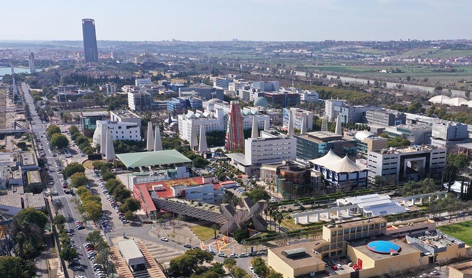 Vista aérea de Sevilla TechPark.