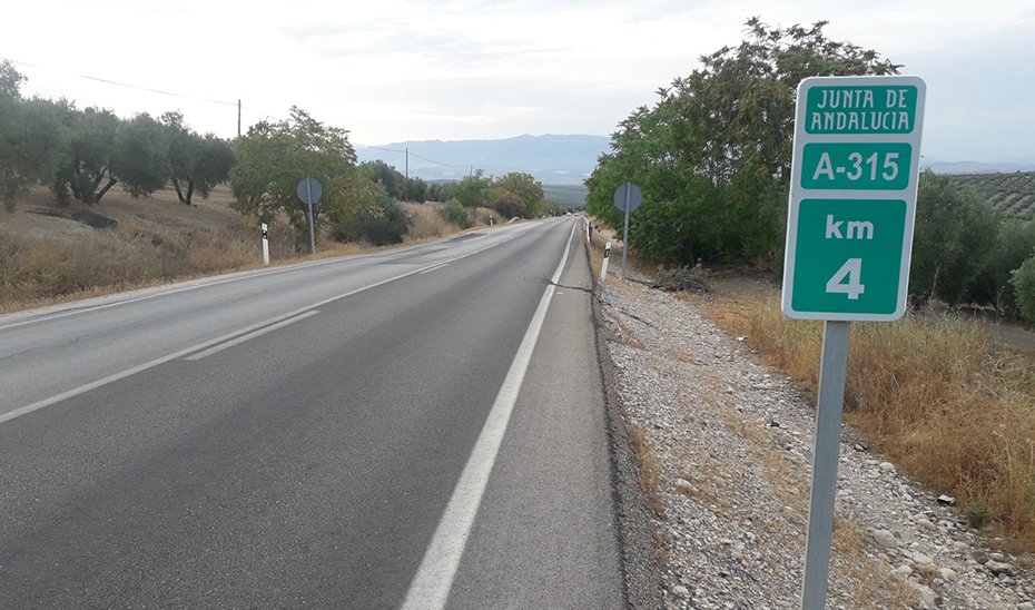 Situación actual de la carretera A-315, una de las principales vías de comunicación de la Sierra de Cazorla.