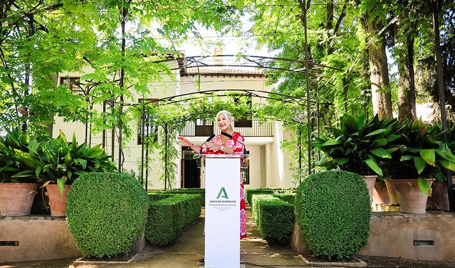 Patricia del Pozo interviene en el Carmen de los Poncel, rehabilitado y adecuado para su uso museístico.