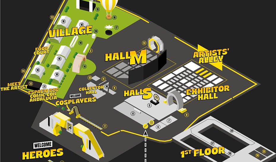 La San Diego Comic-Con ocupará el 100% de la superficie del Palacio de Ferias y Congresos de Málaga.